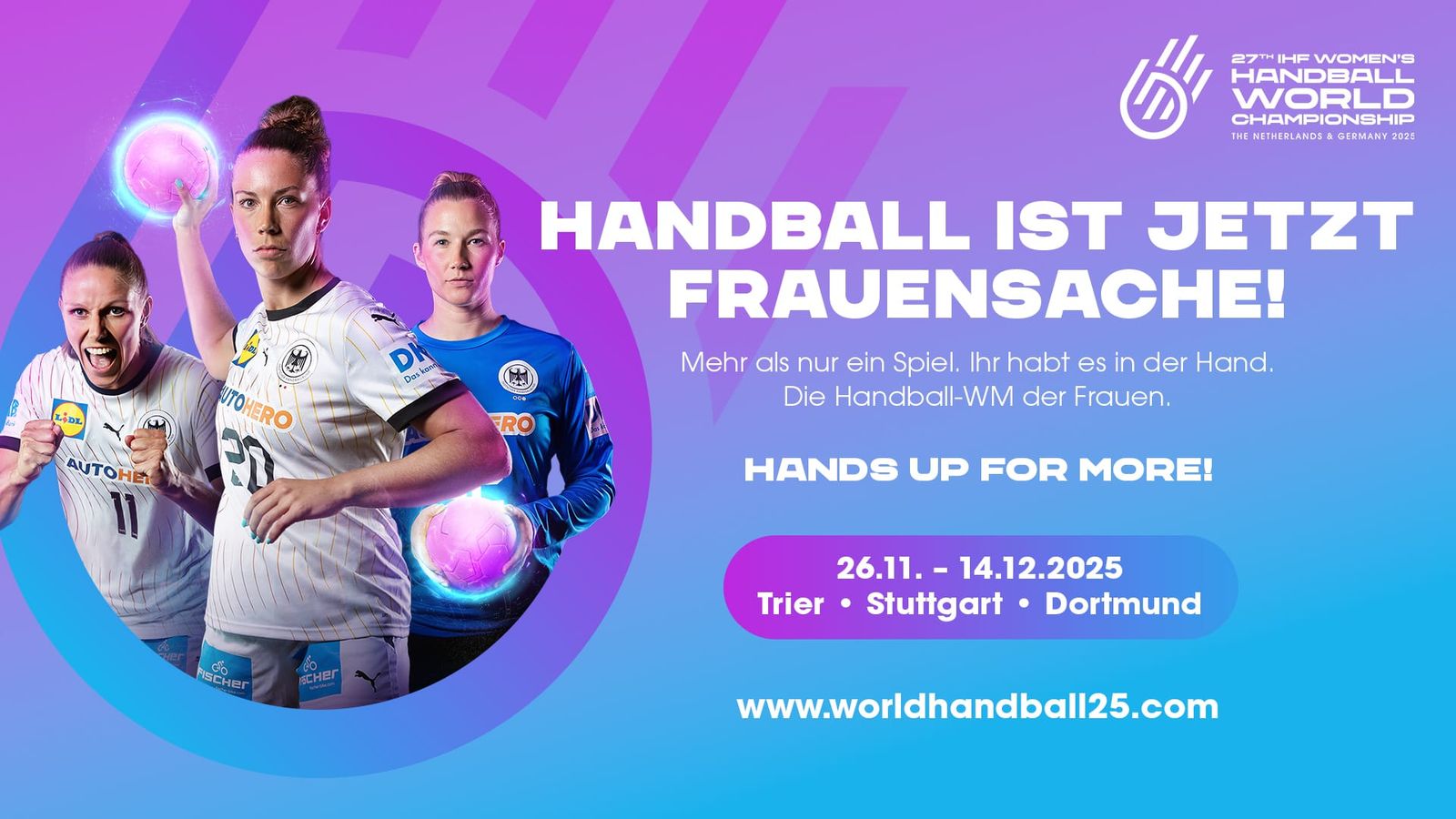 Die Heim-WM als Katalysator: 2025 ist Handball Frauensache
