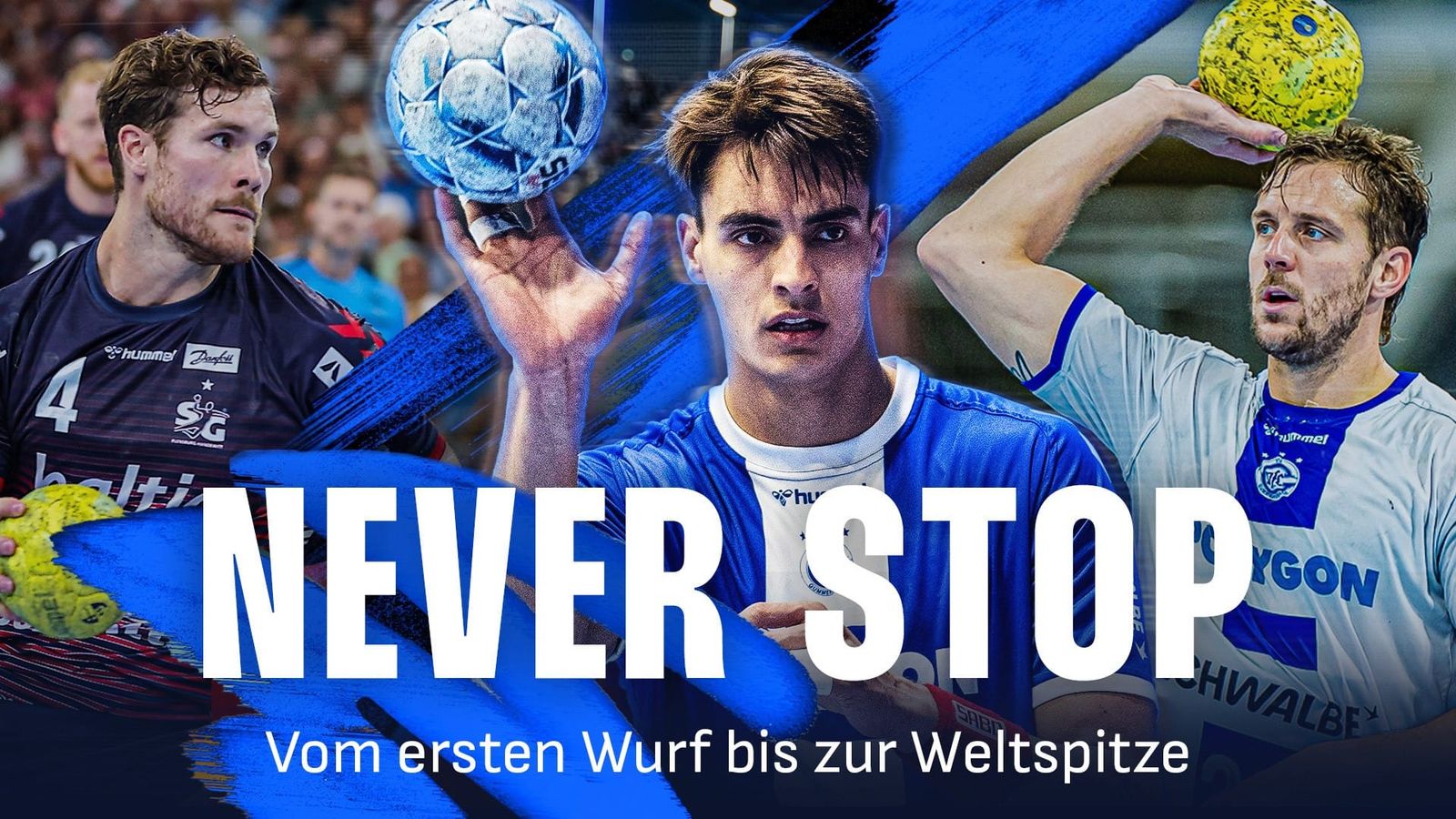 NEVER STOP – Vom ersten Wurf bis zur Weltspitze: Neue Doku-Serie über Handballprofis der DAIKIN HBL