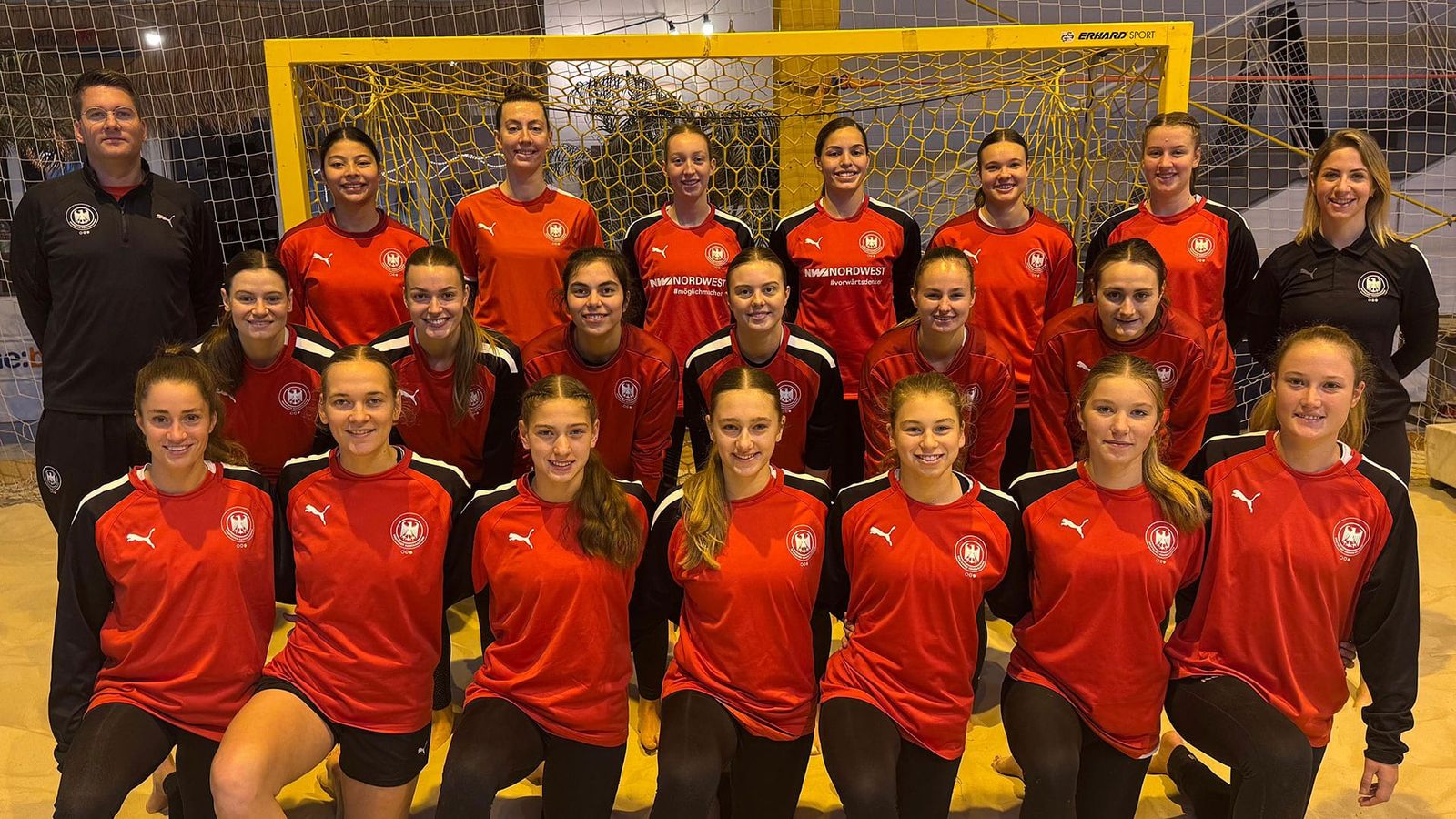 Beachhandball: Frauen absolvieren Abschlusslehrgang