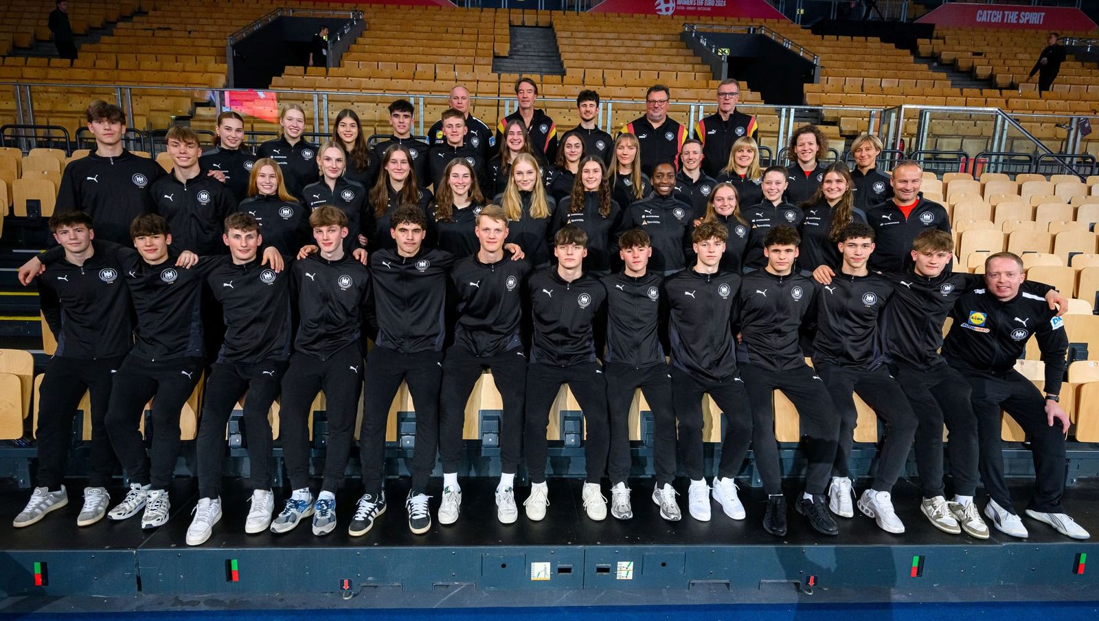 DHB-Talente sind ganz nah an ihren Vorbildern