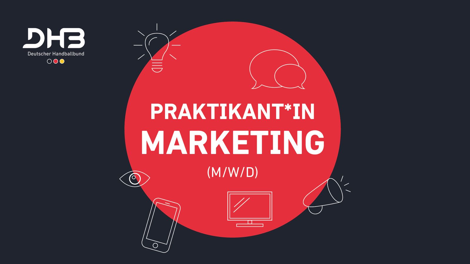 Starte Dein Pflichtpraktikum im Marketing beim DHB!