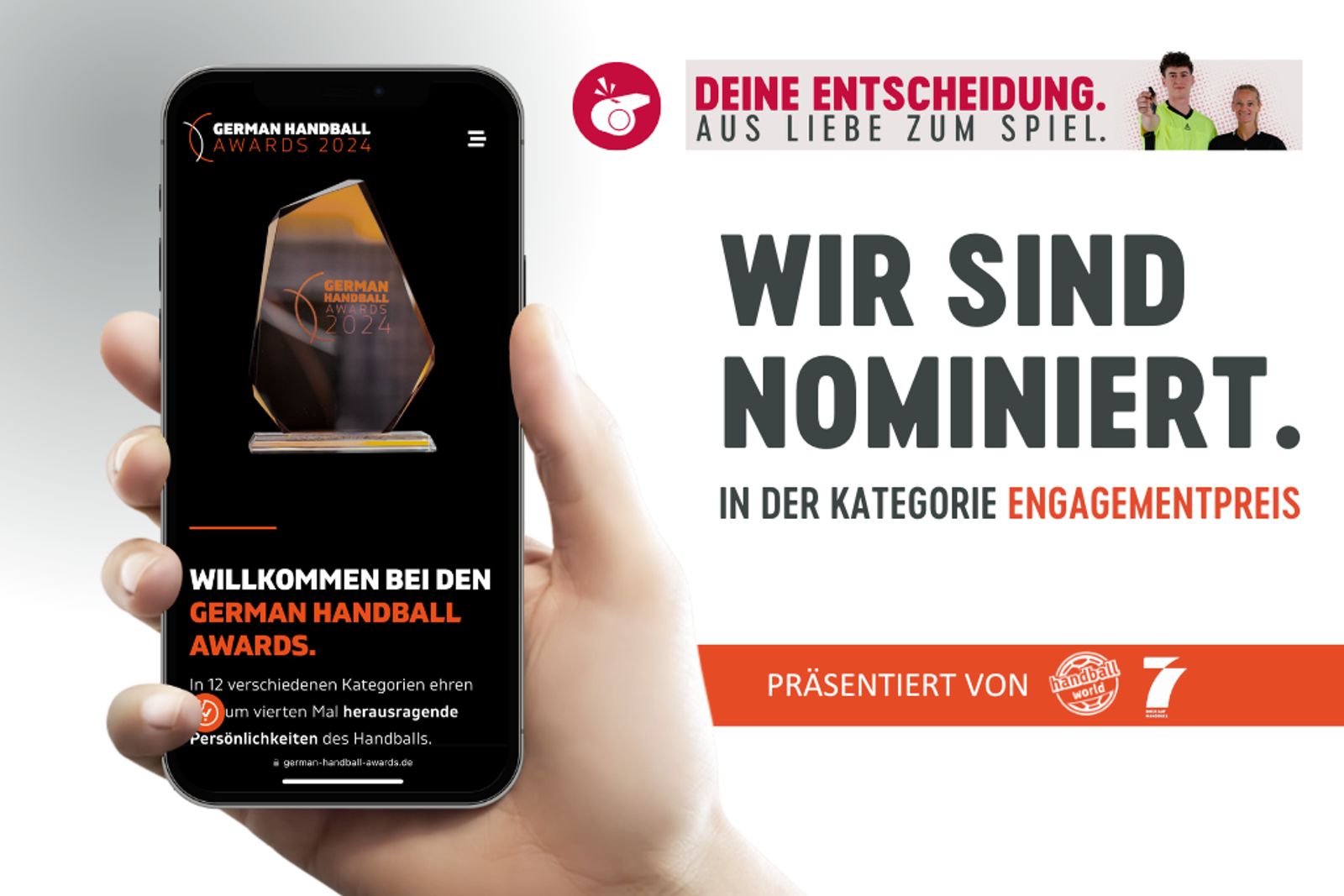 German Handball Awards: HVNB ist nominiert!