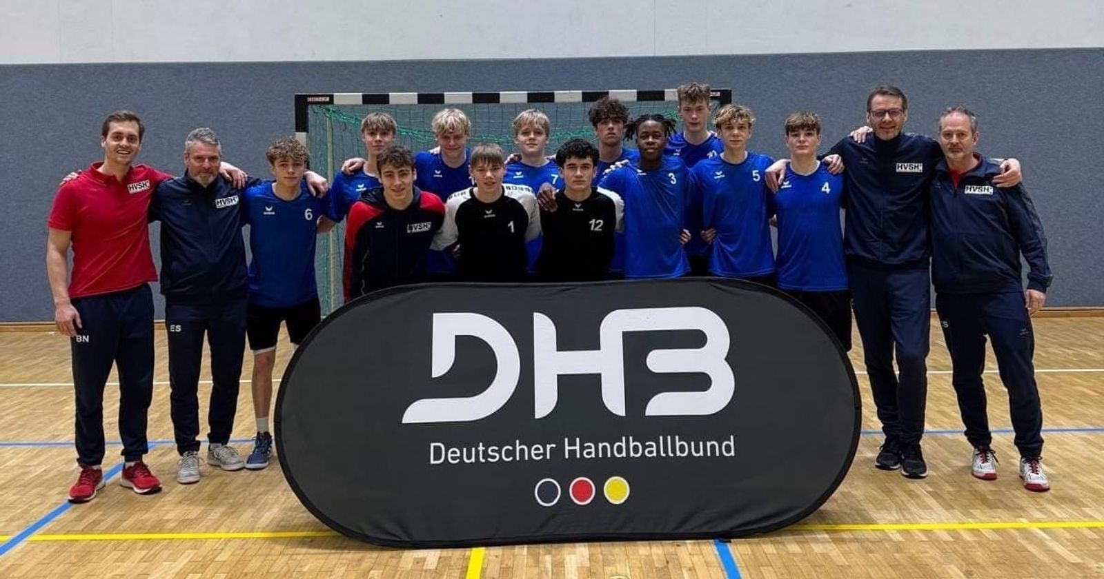 HVSH-Auswahl m09 bei DHB-Sichtung in Kienbaum