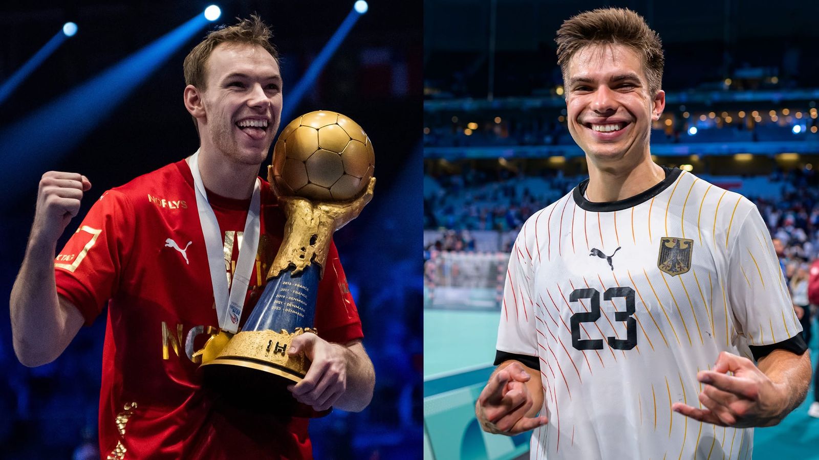 Mathias Gidsel erneut Welthandballer -  Renars Uscins "Young Male World Player"