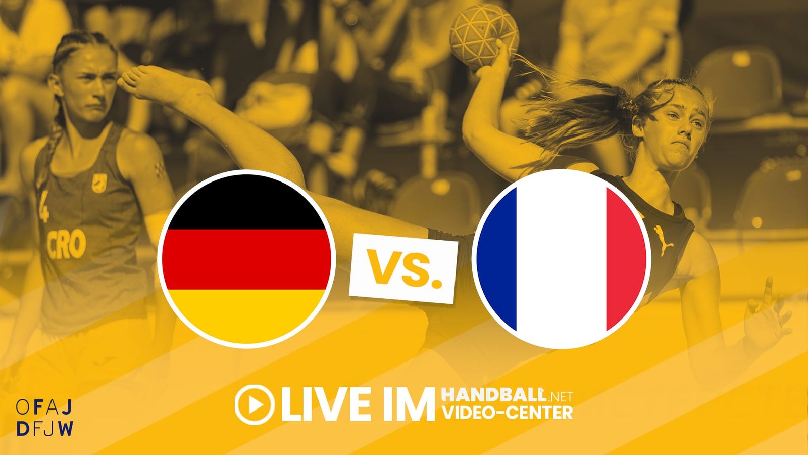 DFJW Beachhandball U17 Livestream: Deutschland vs. Frankreich