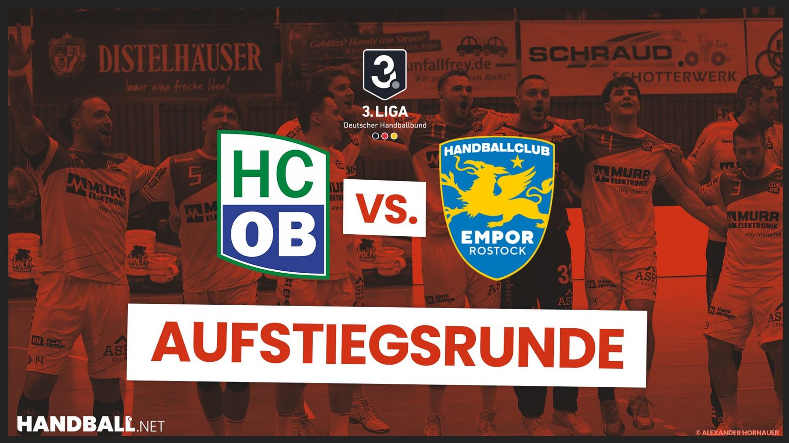 Aufstiegsrunde - Halbfinale: HC Oppenweiler/Backnang vs. HC Empor Rostock