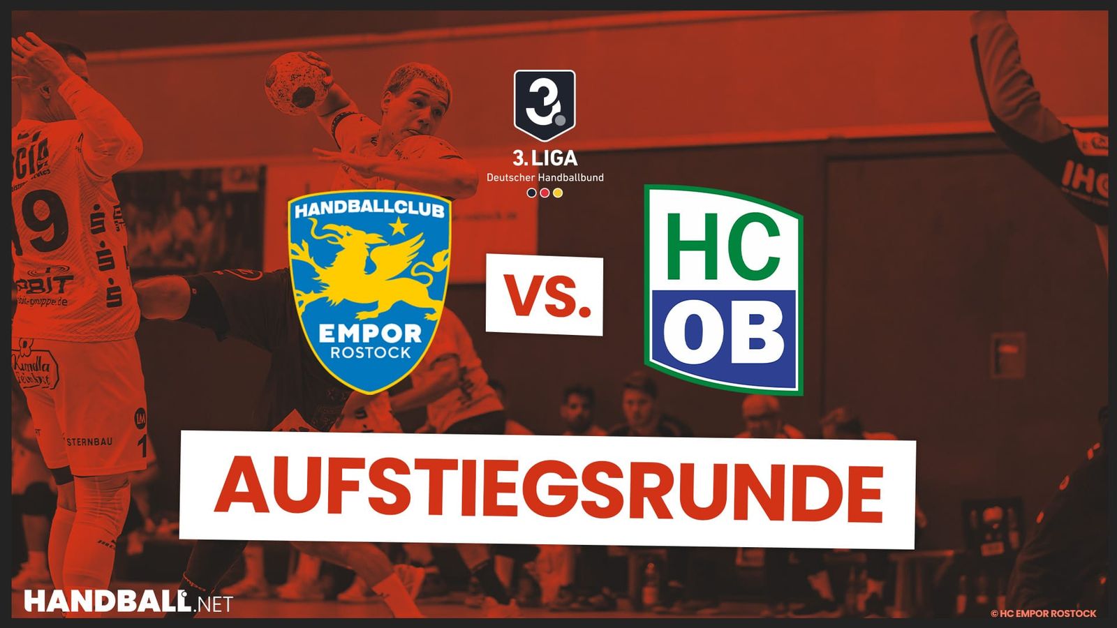 Aufstiegsrunde - Halbfinale: HC Empor Rostock vs. HC Oppenweiler/Backnang