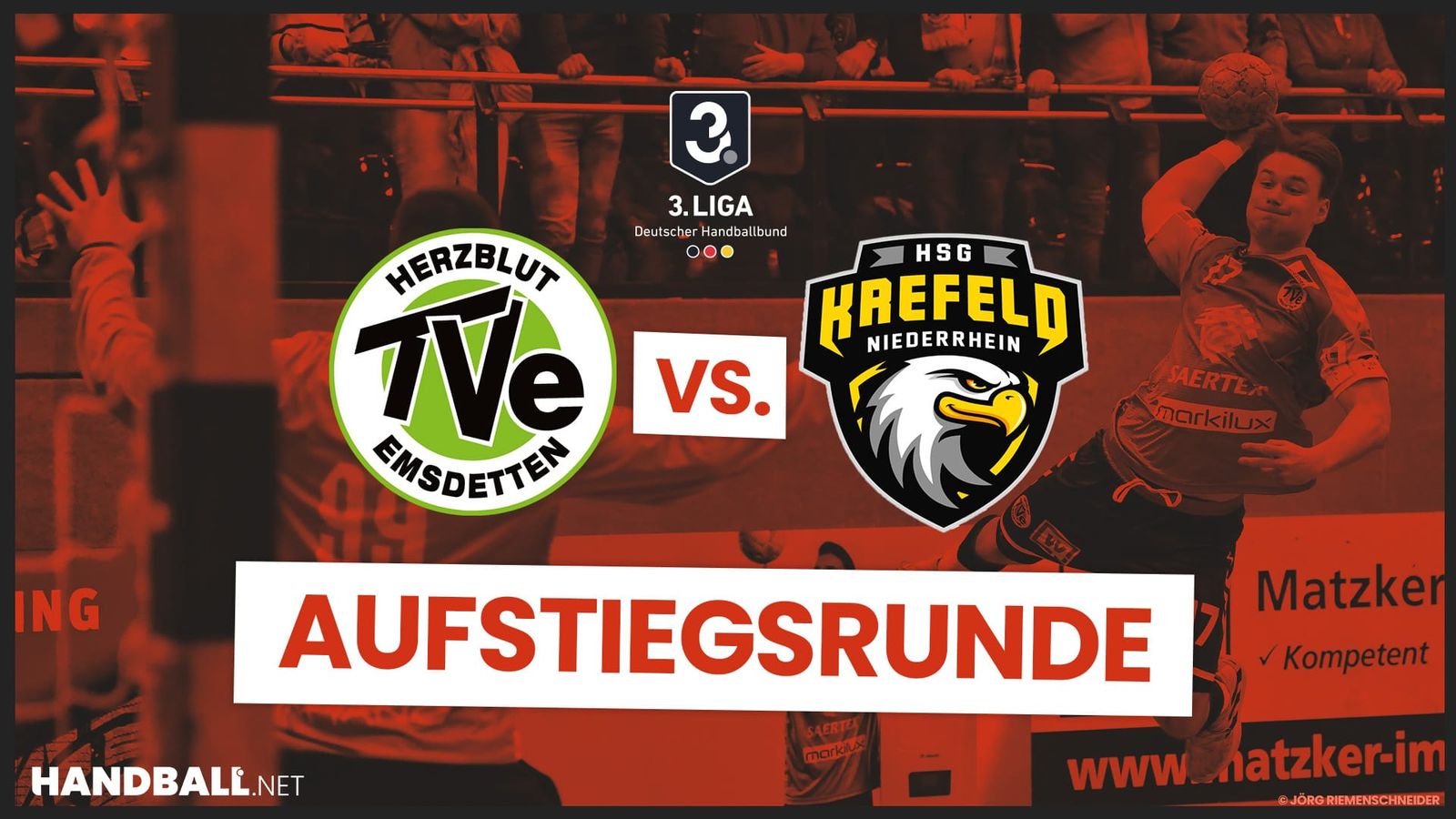 Aufstiegsrunde - Halbfinale: TV Emsdetten vs. HSG Krefeld Niederrhein