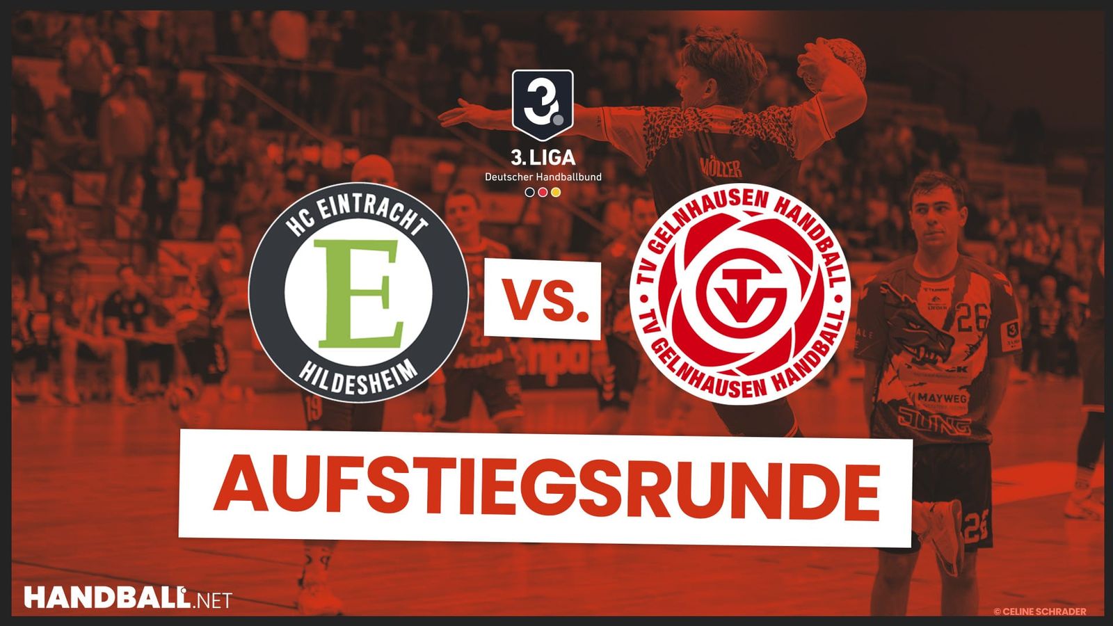 Aufstiegsrunde - Halbfinale: HC Eintracht Hildesheim vs. TV Gelnhausen