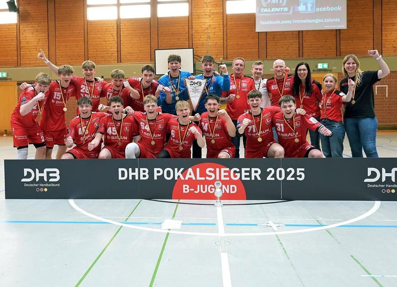 Melsungen holt seinen zweiten Titel auf Bundesebene