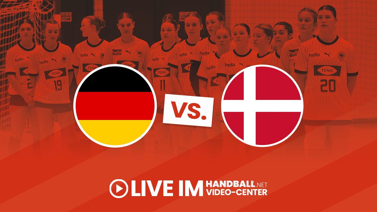 U17w: Deutschland vs. Dänemark Livestream | Samstag, 19. Juli 2025