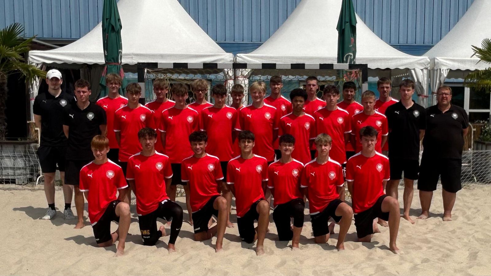 Beachhandball: Positiver Auftakt für die künftige U16-Auswahl