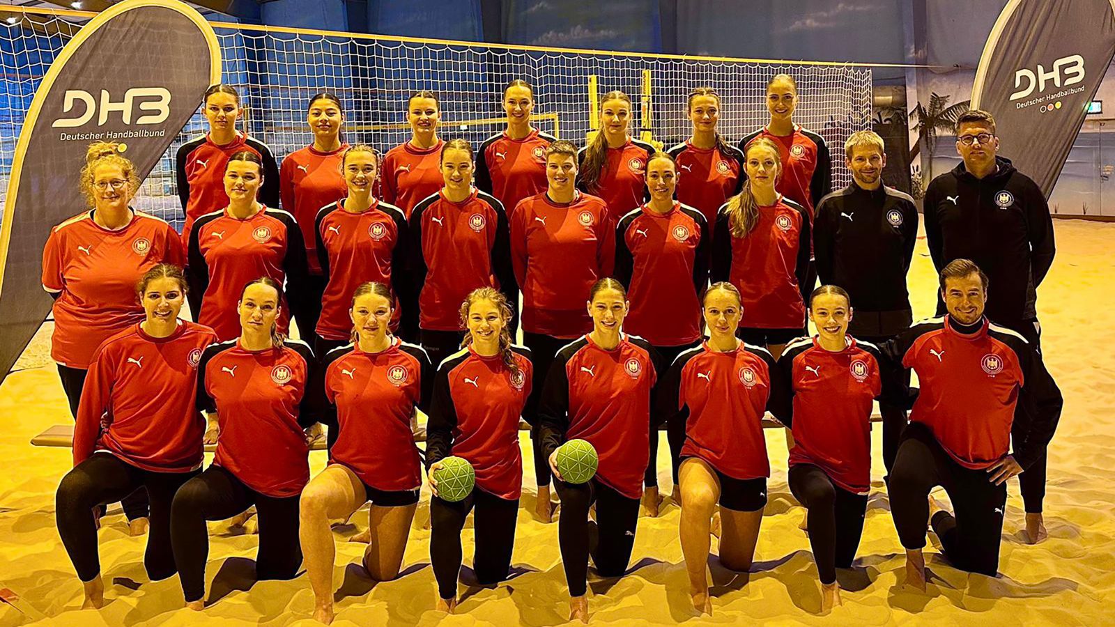 Beach-Frauen: Neue Gesichter drängen sich im ersten Lehrgang auf