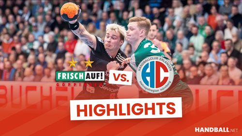 Highlights: Göppingen behält gegen Erlangen die Oberhand