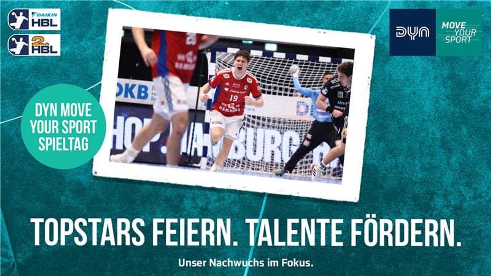 Die Zukunft des Handballs hat viele Gesichter: Dyn, DAIKIN HBL und  2. HBL rücken die Talente von heute ins Rampenlicht